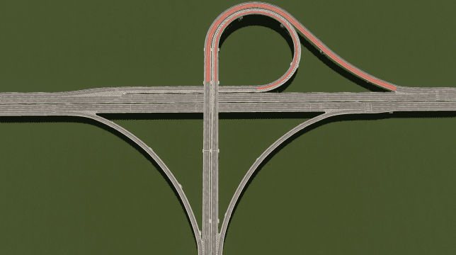 三向喇叭立交 Three-directional interchange — Cities: Skylines Steam Workshop preview image