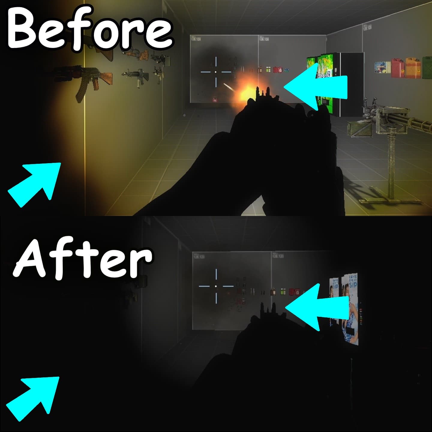 [FX] No Muzzle Flash Effects = No Small Flash + No Big Flash — Left 4 Dead 2 Steam Workshop preview image