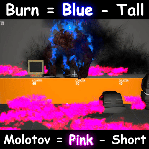 [FX][Fire] Blue Burn + Pink Molotov — Left 4 Dead 2 Steam Workshop preview image