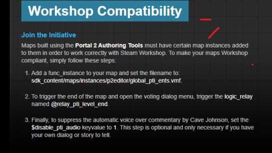 a test map — Portal 2 Workshop preview