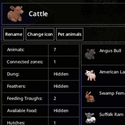 Livestock zones expanded — Project Zomboid Steam Workshop preview image