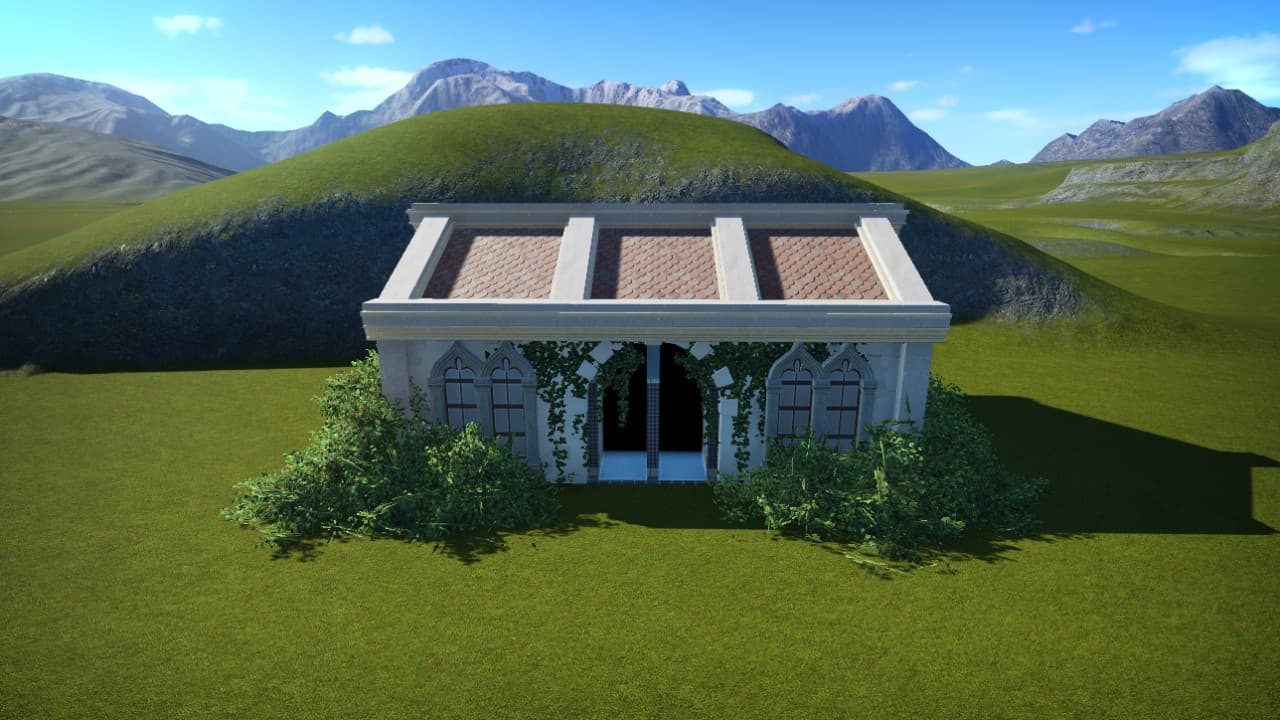 Ancient Bathroom — Planet Coaster Workshop preview