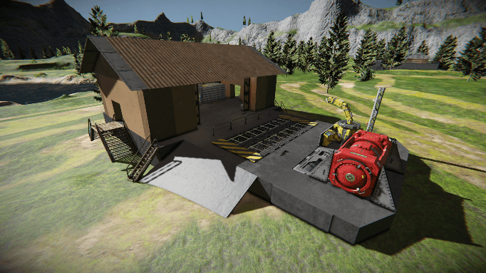 SETB Repair and Refueling Bay — Space Engineers Steam Workshop preview image