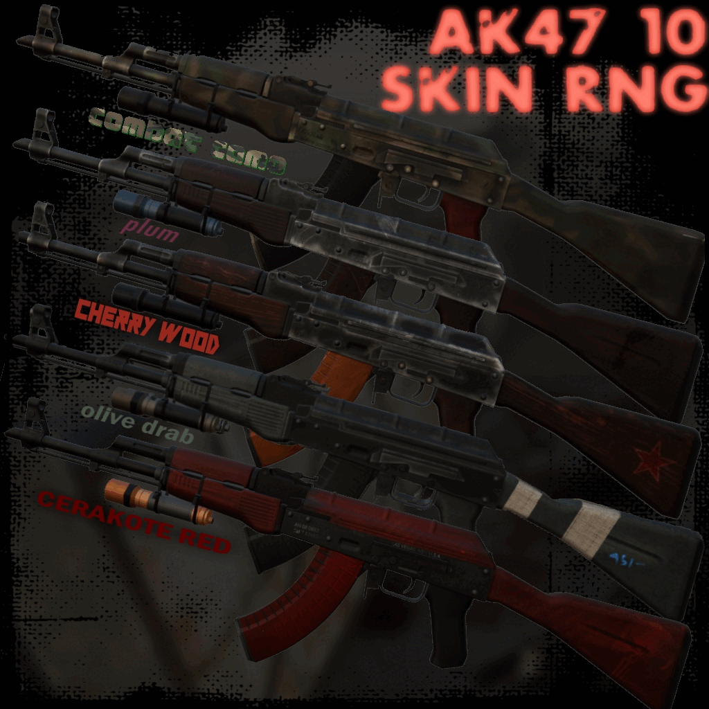 AK47 10 Skin RNG — Left 4 Dead 2 Steam Workshop preview image