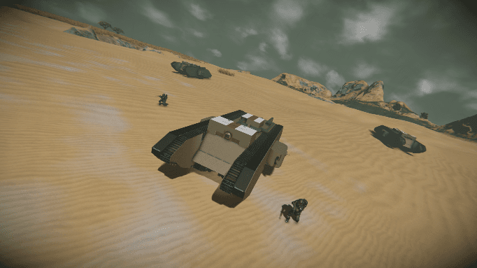 Mark V Tank [AWG] [ww1] — Space Engineers Workshop preview