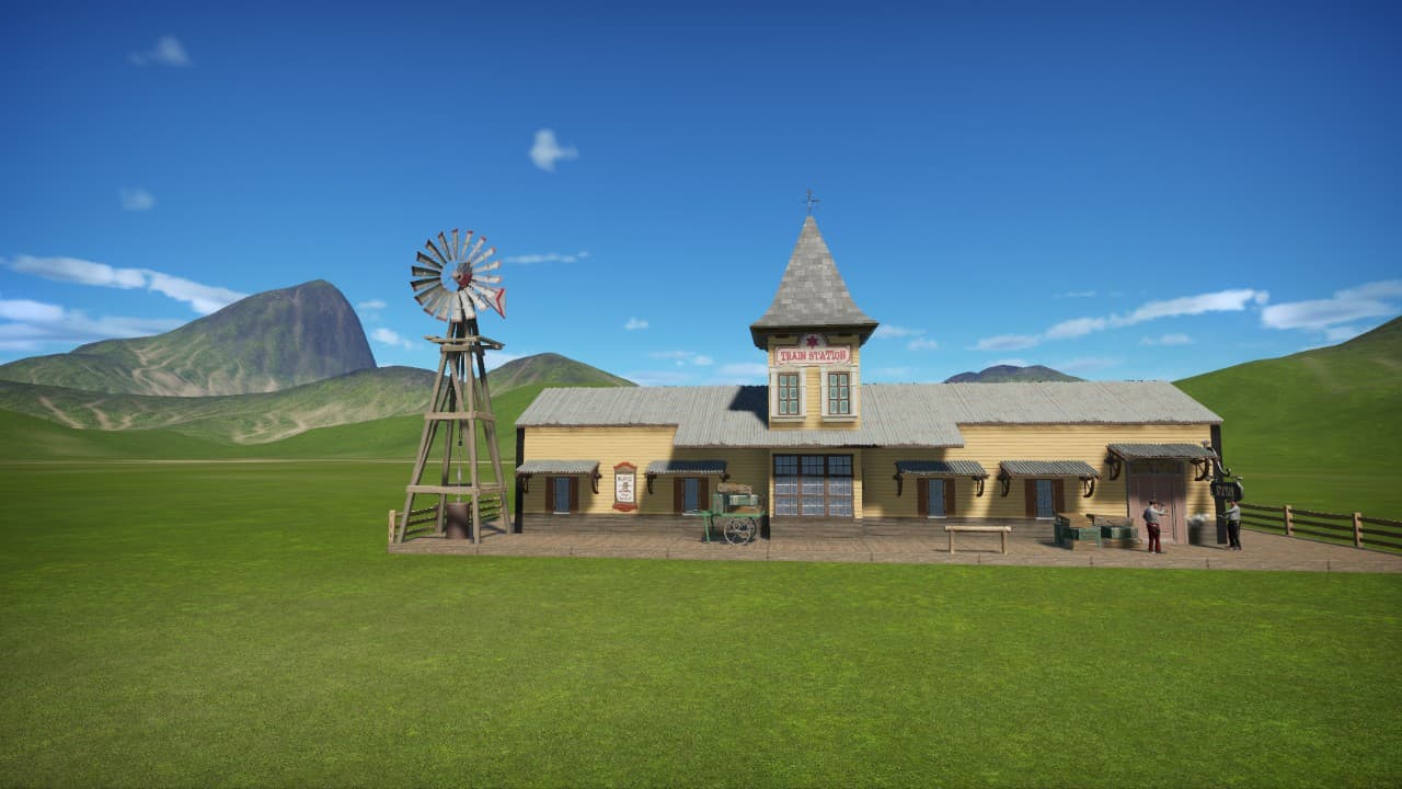 西部火车站 — Planet Coaster Workshop preview