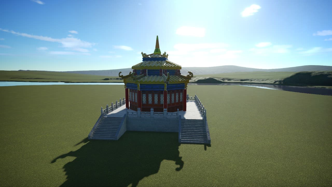 中国风角楼 — Planet Coaster Workshop preview