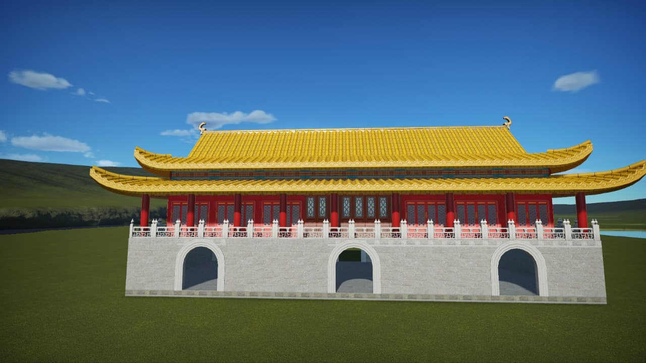 中国风城楼 — Planet Coaster Workshop preview