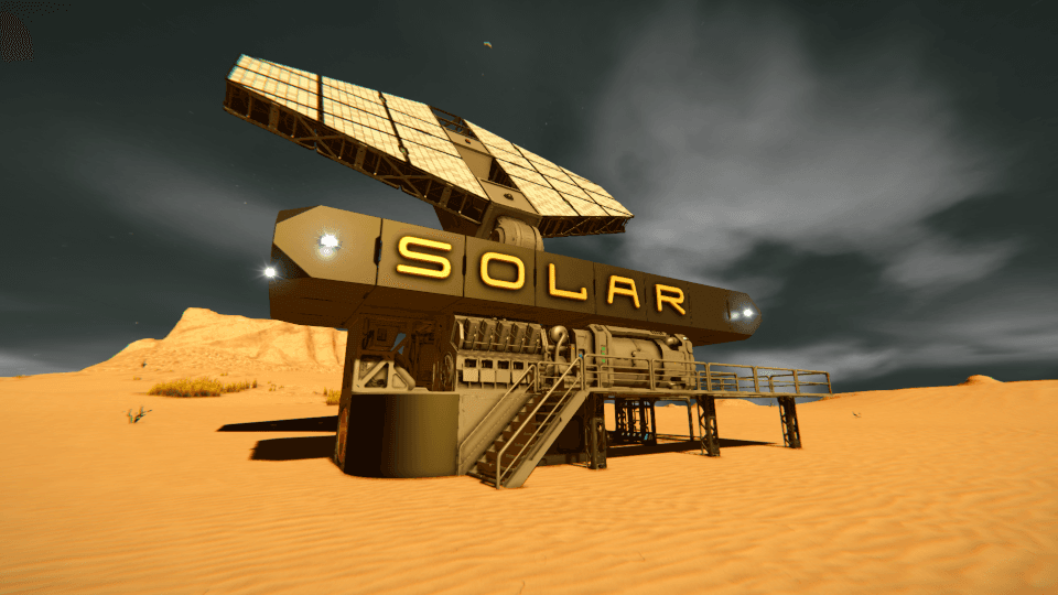 Solar and Hydrogen Refueling Station — Space Engineers Workshop preview