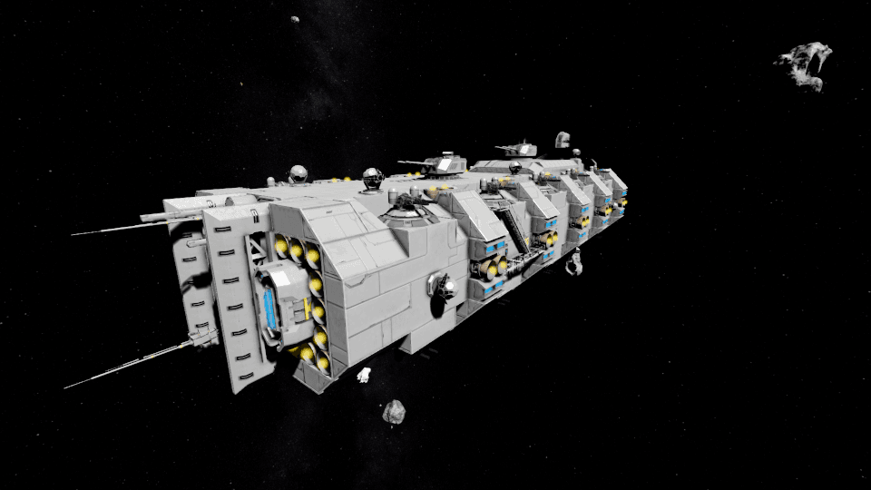 Orion Class - Heavy Gun Ship — Space Engineers Workshop preview