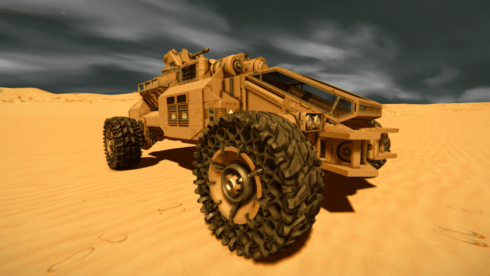 T-16 Desert Rover — Space Engineers Workshop preview