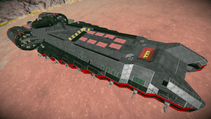 Battle Cruiser MK2 — Space Engineers Workshop preview
