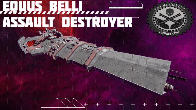 Equus Belli Assault Destroyer — Space Engineers Steam Workshop preview image