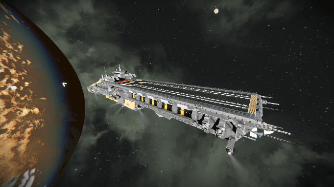 Syrtis Class Light Carrier Gen.II — Space Engineers Workshop preview