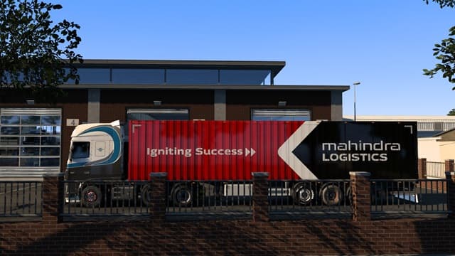 Mahindra Logistics Trailer Skin — Euro Truck Simulator 2 Steam Workshop preview image