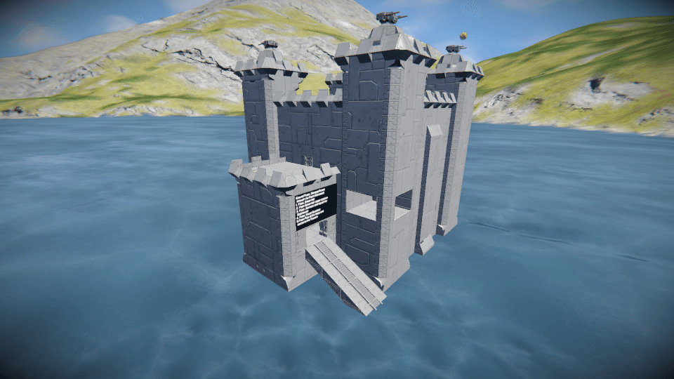 Castle Keep (Empty) — Space Engineers Workshop preview