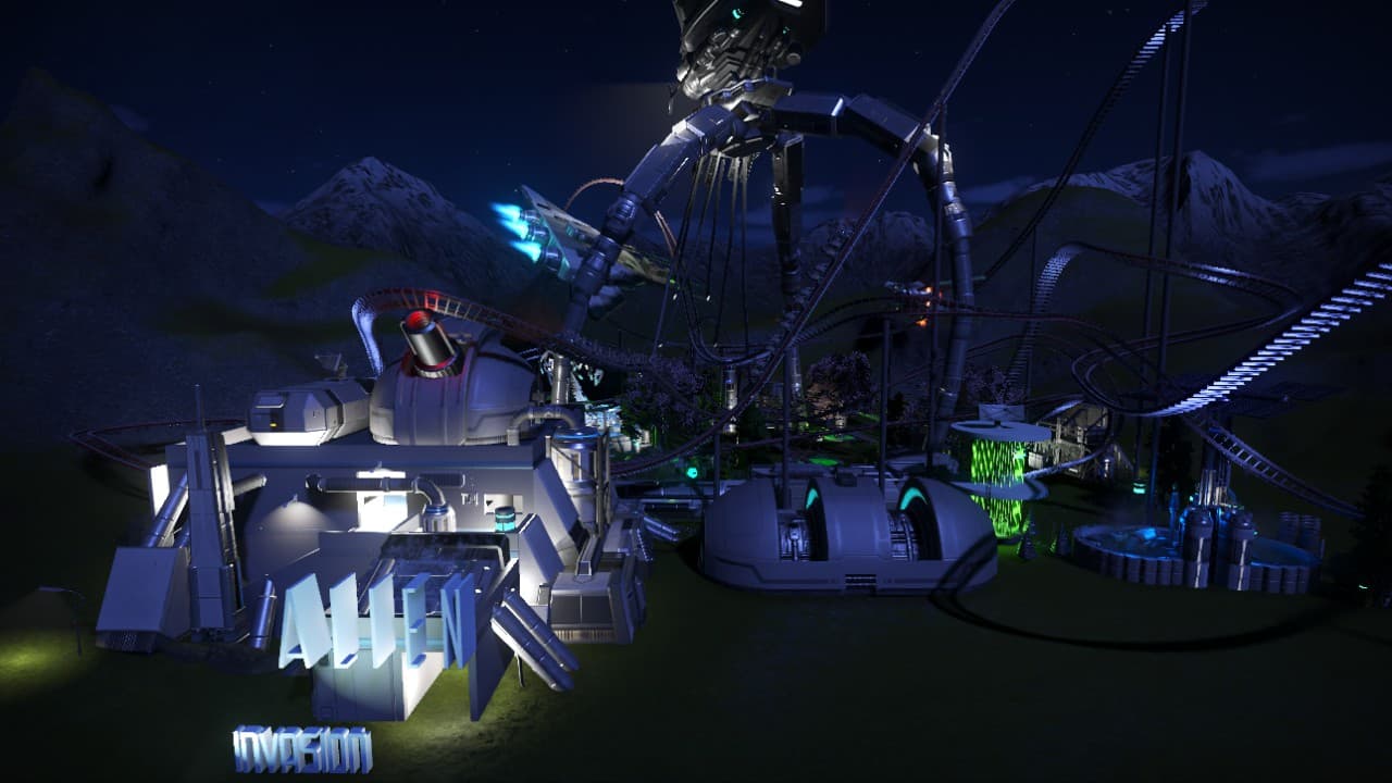 Alien Invasion - Copperhead — Planet Coaster Steam Workshop preview image