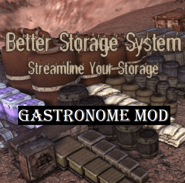 Better Storage System + Gastronome mod Patch — Kenshi Steam Workshop preview image