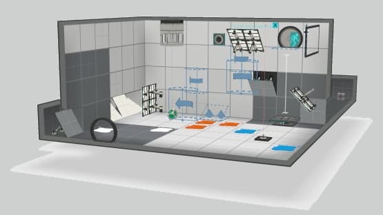Just a test chamber we had lying around, may be broken. — Portal 2 Workshop preview