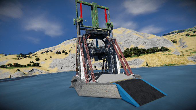 Self Building Wheel Powered Space Elevator V1.1 — Space Engineers Steam Workshop preview image