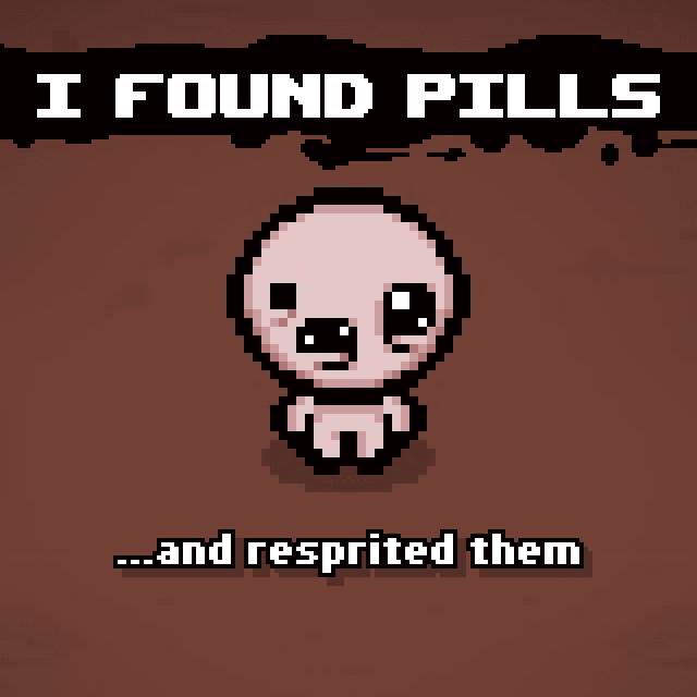 I Found Pills Resprite — The Binding of Isaac: Rebirth Workshop preview
