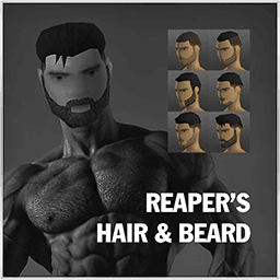 Reaper's Hair & Beard — Project Zomboid Steam Workshop preview image