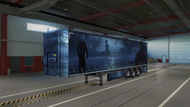 Skin for trailer "The Witcher" — Euro Truck Simulator 2 Workshop preview