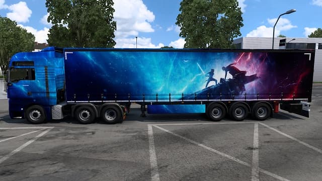 Skin "StarWars" for Man-TGX-Euro5 + Trailer — Euro Truck Simulator 2 Workshop preview