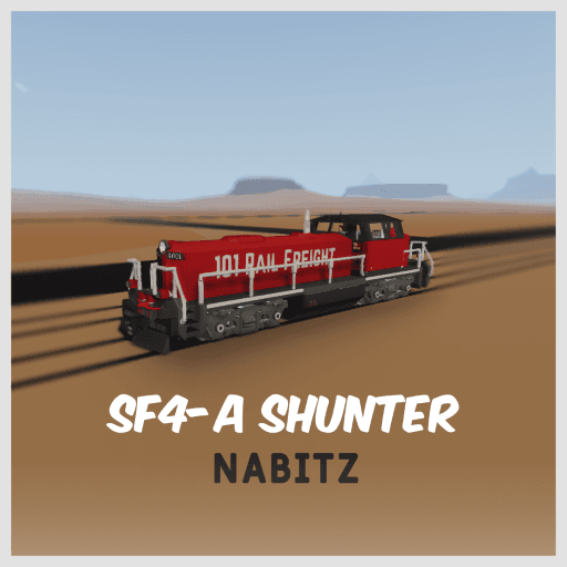 SF4-A Switcher/Light Freight Locomotive (A-UNIT) — Stormworks: Build and Rescue Workshop preview