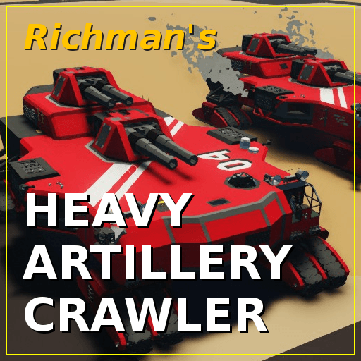 Goliath Landship - Super Heavy Artillery Crawler — Stormworks: Build and Rescue Workshop preview