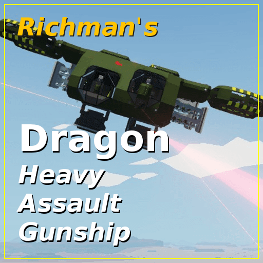Dragon - Heavy Assault Gunship — Stormworks: Build and Rescue Workshop preview