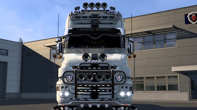 Skin Scania Longline T Blanc Bretagne — Euro Truck Simulator 2 Steam Workshop preview image