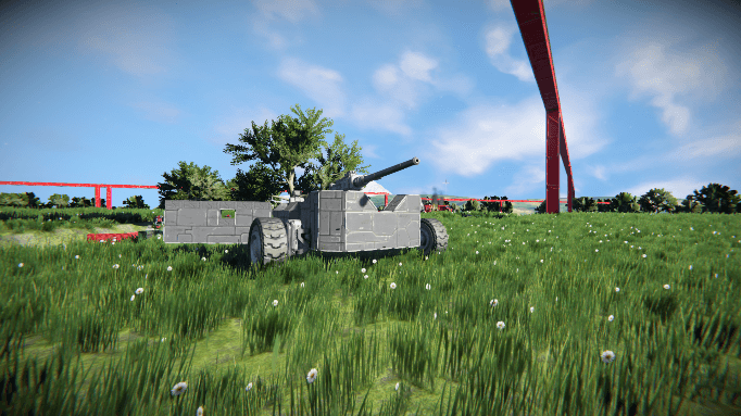 I-04. - Infantry Artillery Cannon [Base] — Space Engineers Steam Workshop preview image