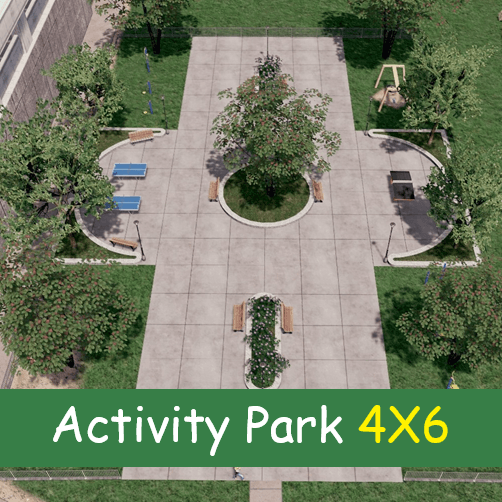 Activity Park 4X6 — Cities: Skylines Steam Workshop preview image