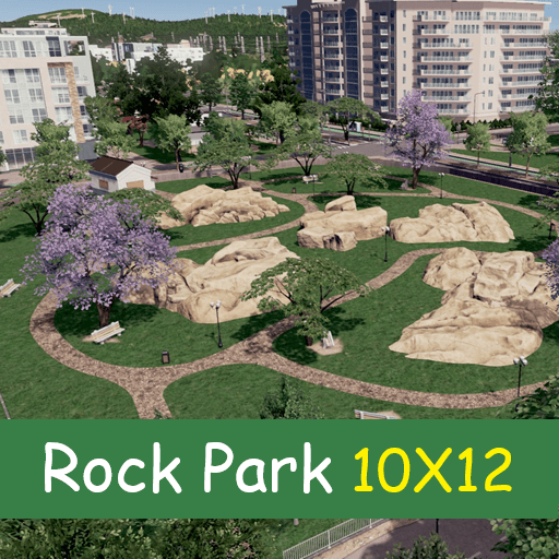 Rock Park 10X12 — Cities: Skylines Steam Workshop preview image