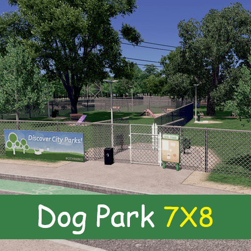 Dog Park 7X8 — Cities: Skylines Steam Workshop preview image