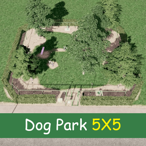 Dog Park 5X5 — Cities: Skylines Steam Workshop preview image