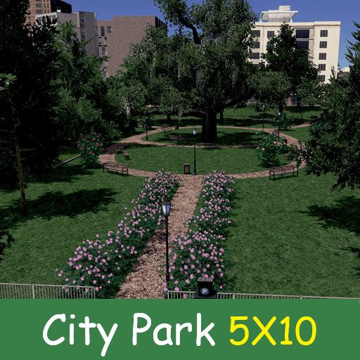 City Park 5X10 — Cities: Skylines Steam Workshop preview image