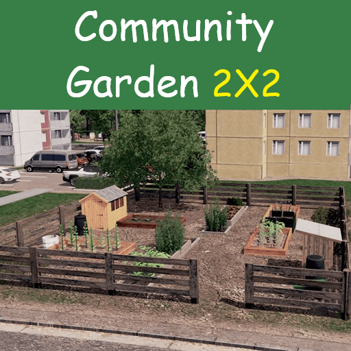 Community Garden 2X2 — Cities: Skylines Steam Workshop preview image