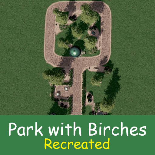 Park With Birches 5X10 — Cities: Skylines Steam Workshop preview image