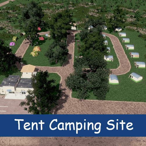 Tent Camping Site 11X14 — Cities: Skylines Steam Workshop preview image