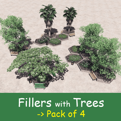 Fillers with Trees [Pack] — Cities: Skylines Steam Workshop preview image