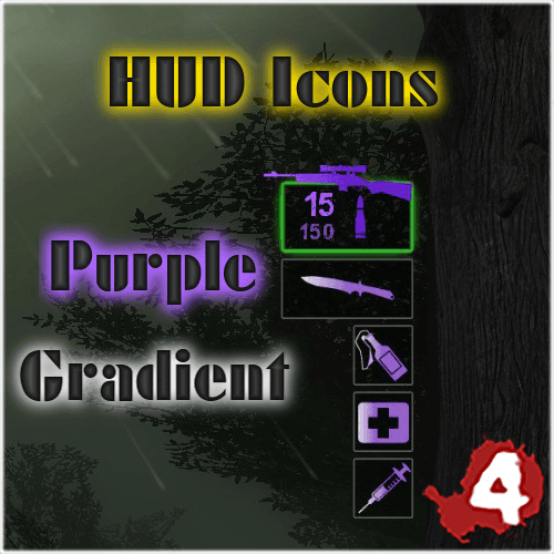 Purple Gradient HUD Icons — Left 4 Dead 2 Steam Workshop preview image