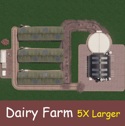Dairy Farm 12X20 — Cities: Skylines Steam Workshop preview image