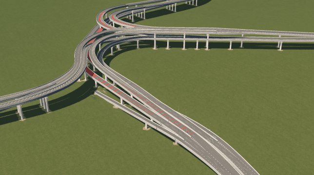 首都高速 江戸橋JCT 2024 - Shuto Expressway Edobashi JCT 2024 — Cities: Skylines Workshop preview