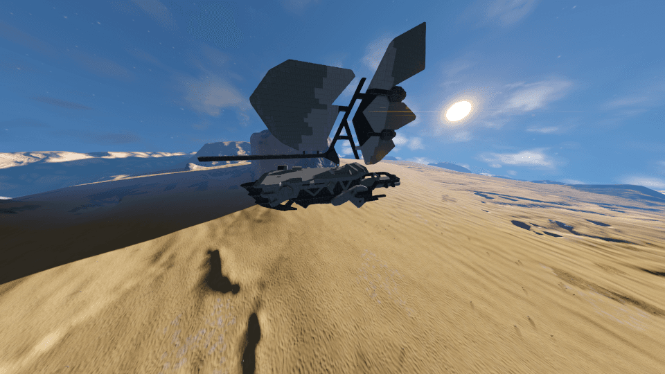 Ergo proxy ship — Space Engineers Workshop preview