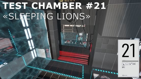 Test chamber #21 "Sleeping lions" — Portal 2 Workshop preview