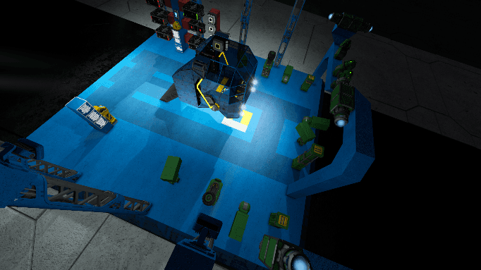 Improvised Engineering Lever Steer Cockpit — Space Engineers Workshop preview