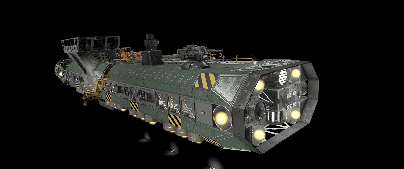 Prospector Barge Del Ray — Space Engineers Workshop preview