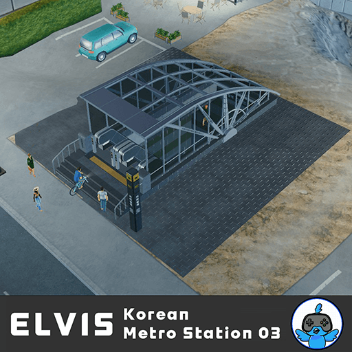ELVIS Korean Metro Station 03 — Cities: Skylines Workshop preview